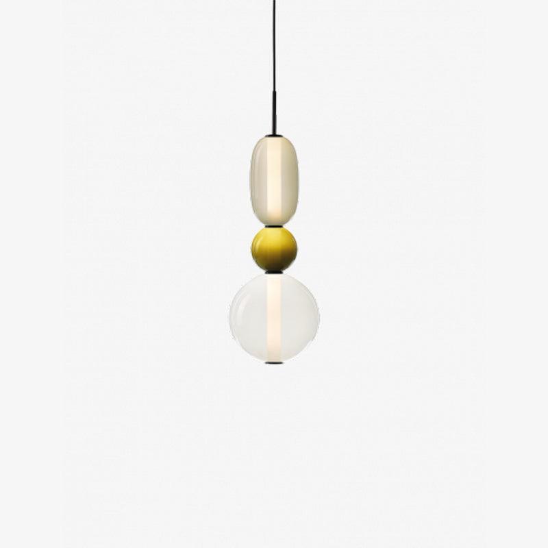 Hanglamp Glas Gekleurd - Modern Design met LED Verlichting
