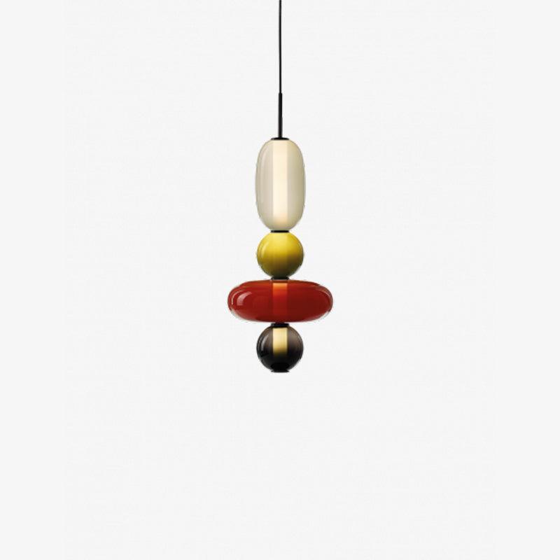Hanglamp Glas Gekleurd - Modern Design met LED Verlichting