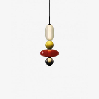 Hanglamp Glas Gekleurd - Modern Design met LED Verlichting
