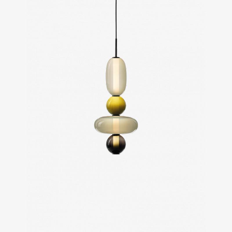 Hanglamp Glas Gekleurd - Modern Design met LED Verlichting