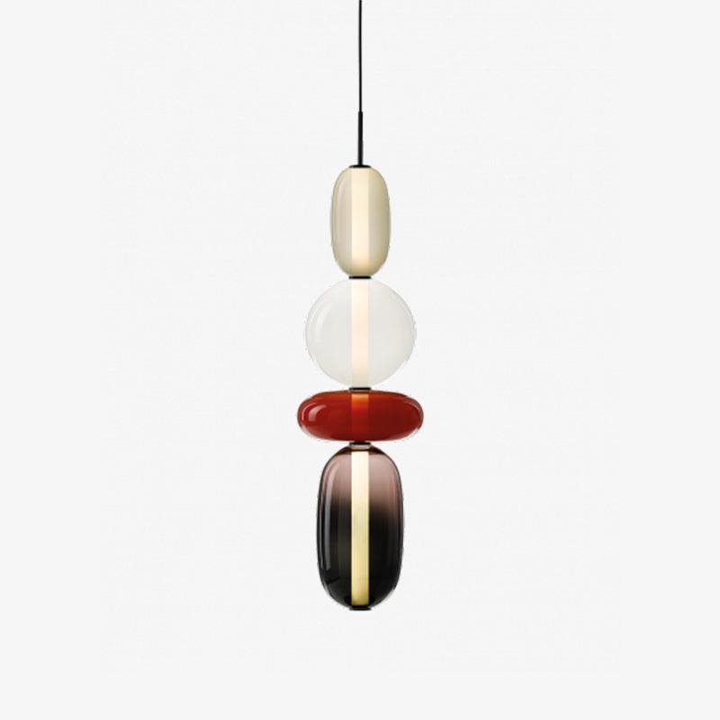 Hanglamp Glas Gekleurd - Modern Design met LED Verlichting