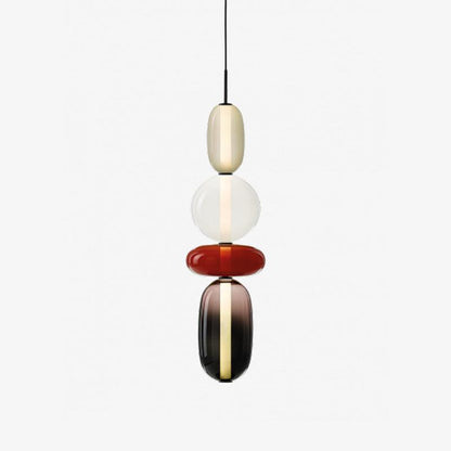 Hanglamp Glas Gekleurd - Modern Design met LED Verlichting