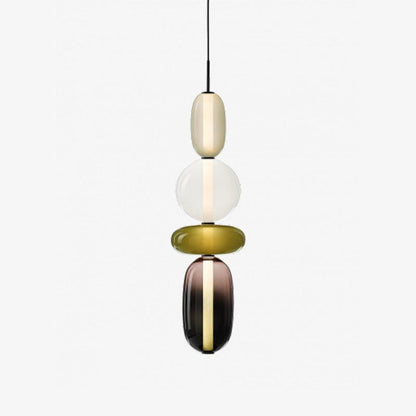 Hanglamp Glas Gekleurd - Modern Design met LED Verlichting