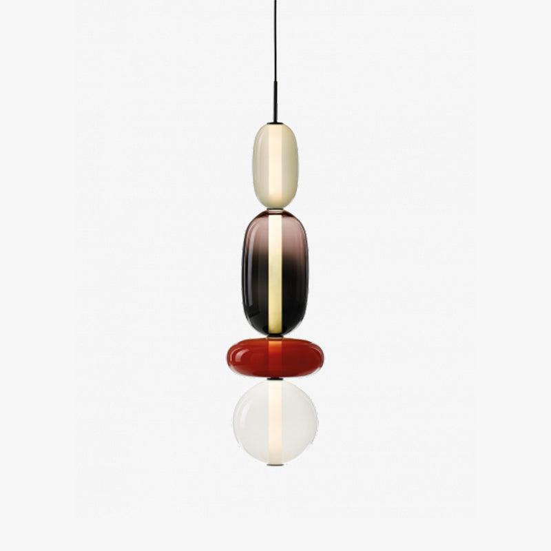 Hanglamp Glas Gekleurd - Modern Design met LED Verlichting