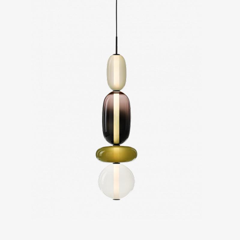 Hanglamp Glas Gekleurd - Modern Design met LED Verlichting