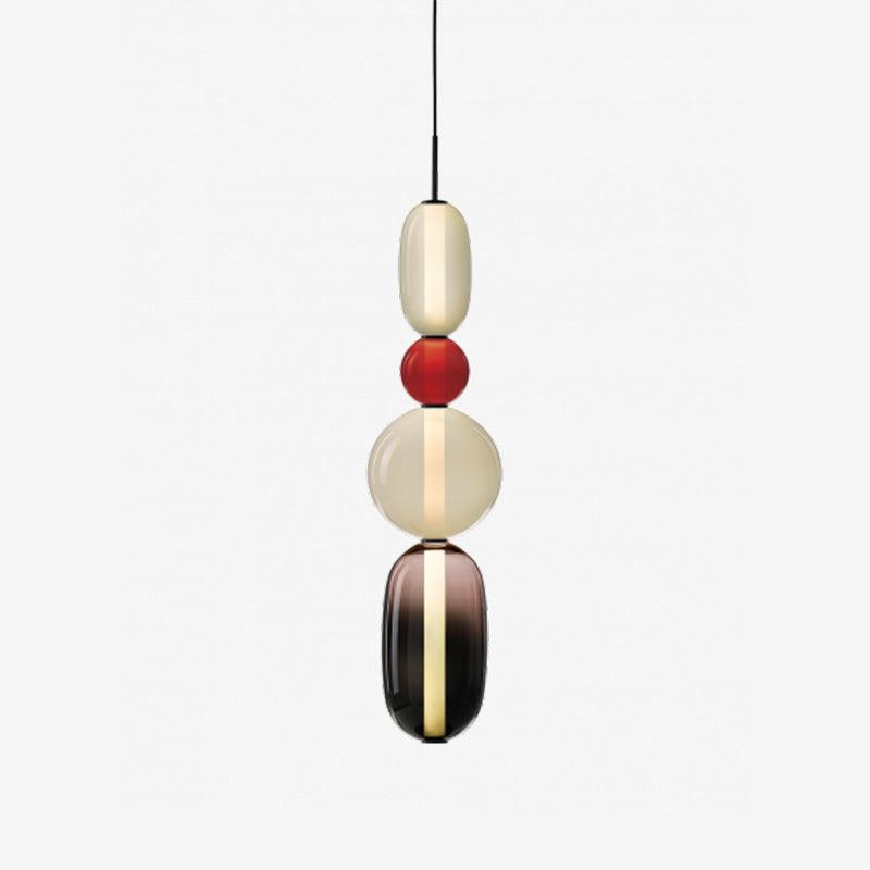 Hanglamp Glas Gekleurd - Modern Design met LED Verlichting