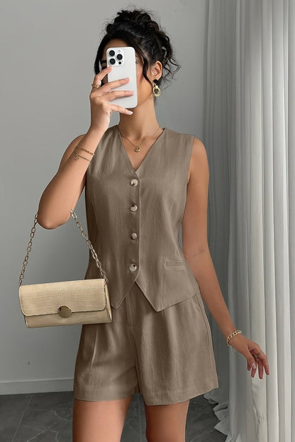 Dames Slim Fit Set – Casual voor Dagelijks Gebruik, Geschikt voor Lente en Zomer
