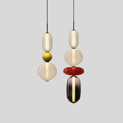 Hanglamp Glas Gekleurd - Modern Design met LED Verlichting
