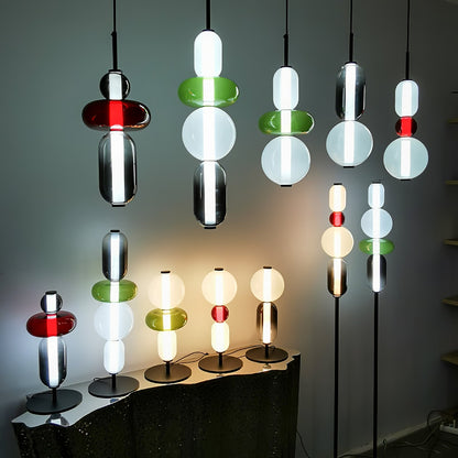 Hanglamp Glas Gekleurd - Modern Design met LED Verlichting