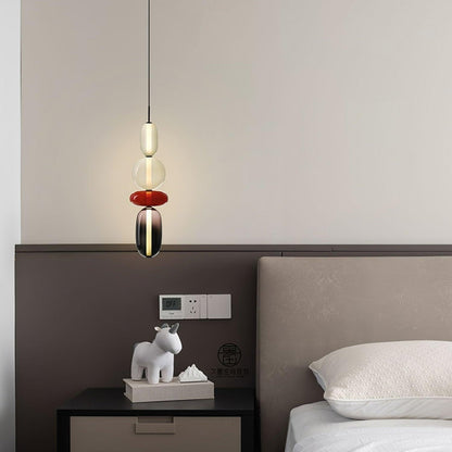 Hanglamp Glas Gekleurd - Modern Design met LED Verlichting