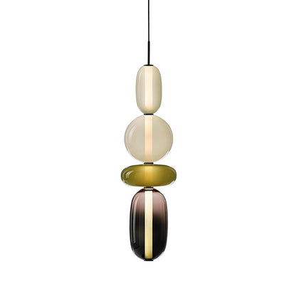 Hanglamp Glas Gekleurd - Modern Design met LED Verlichting