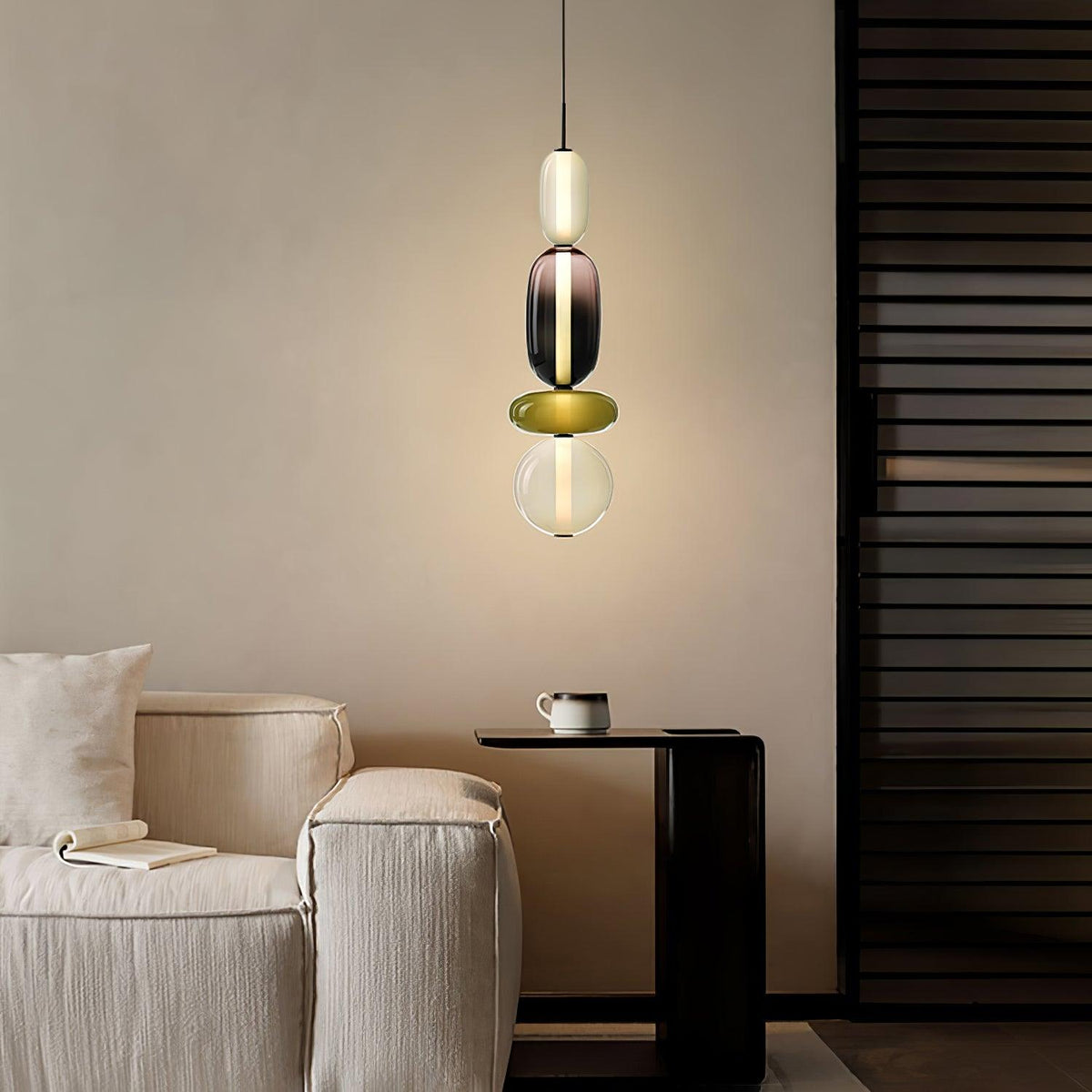 Hanglamp Glas Gekleurd - Modern Design met LED Verlichting