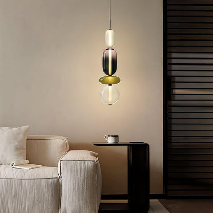 Hanglamp Glas Gekleurd - Modern Design met LED Verlichting