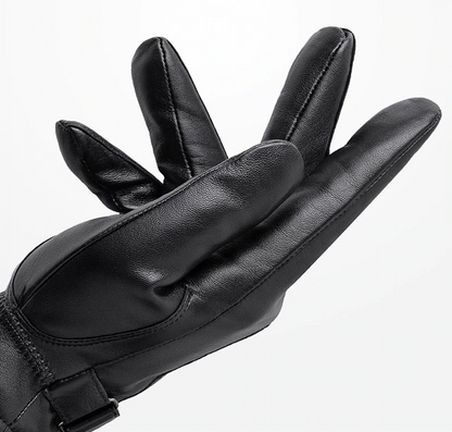 Heren Slim Fit Handschoenen – Geschikt voor Koud Weer, Met Rits Sluiting
