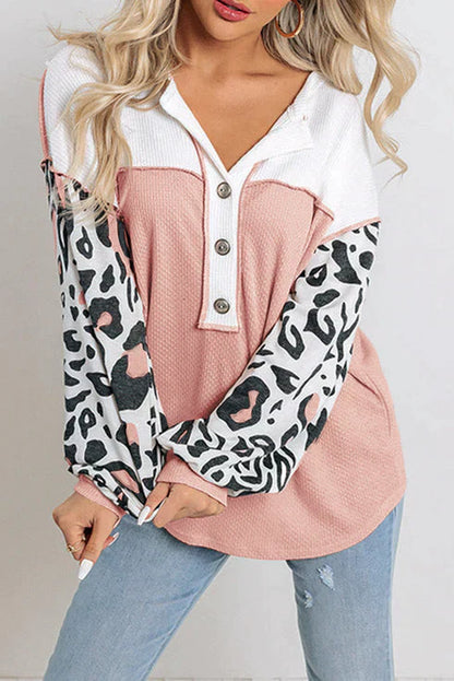 Helivara - Casual Wafelgebreide Top