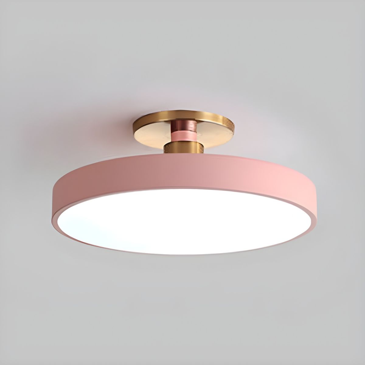 Plafondlamp LED Rond Semi-Flush Design met Dimfunctie