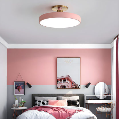 Plafondlamp LED Rond Semi-Flush Design met Dimfunctie