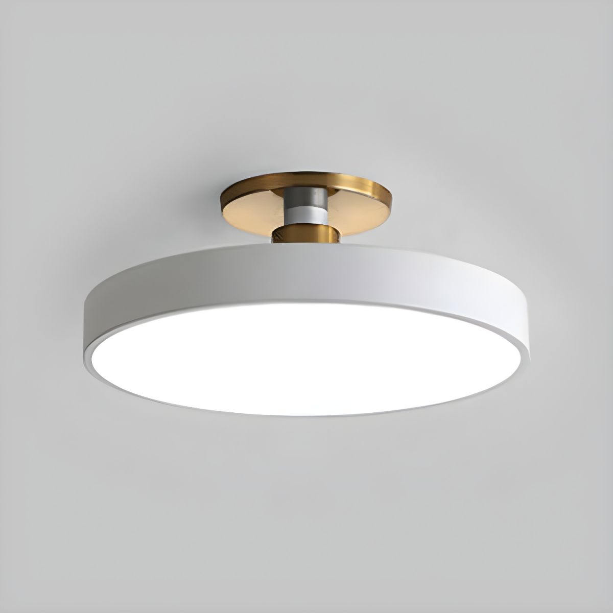 Plafondlamp LED Rond Semi-Flush Design met Dimfunctie