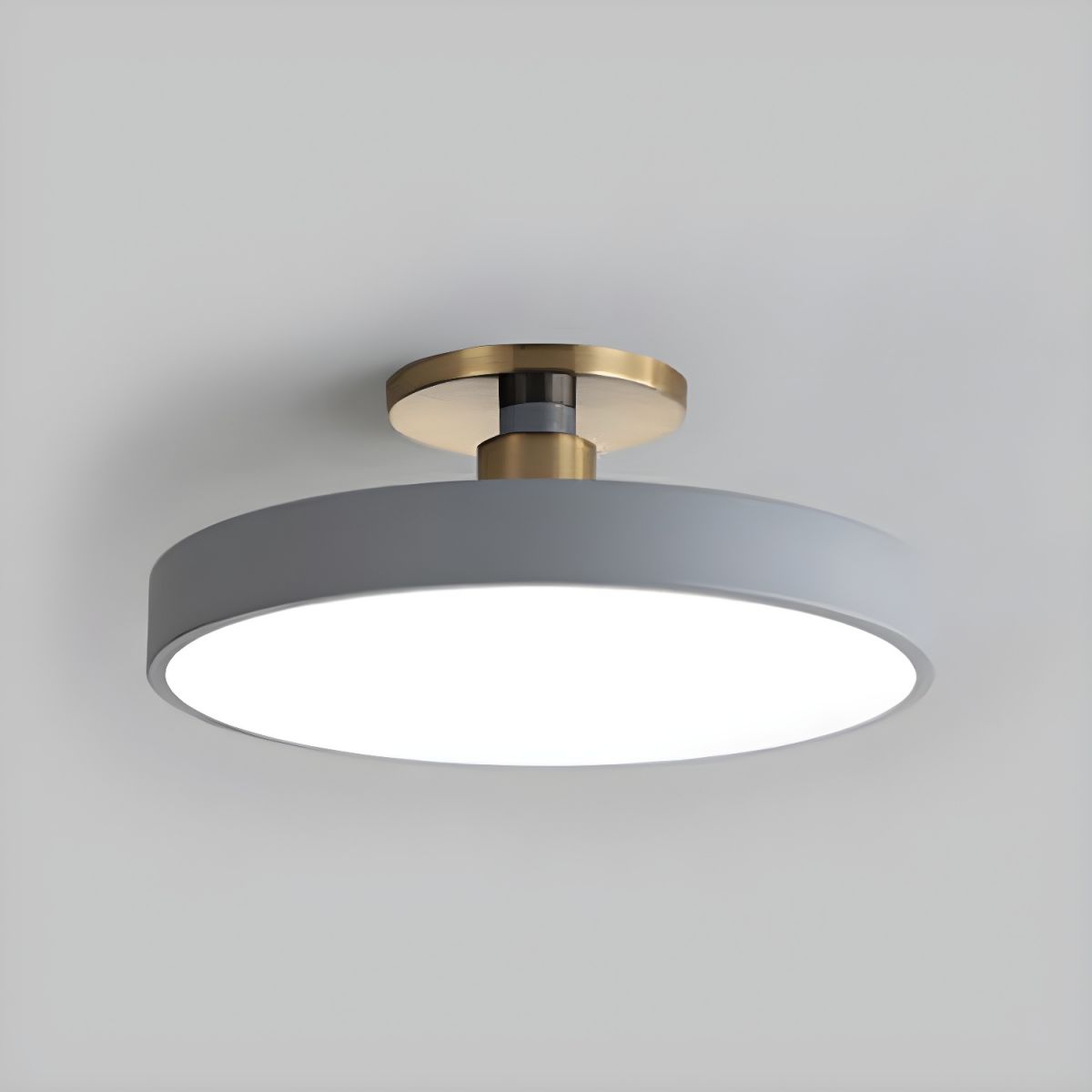 Plafondlamp LED Rond Semi-Flush Design met Dimfunctie