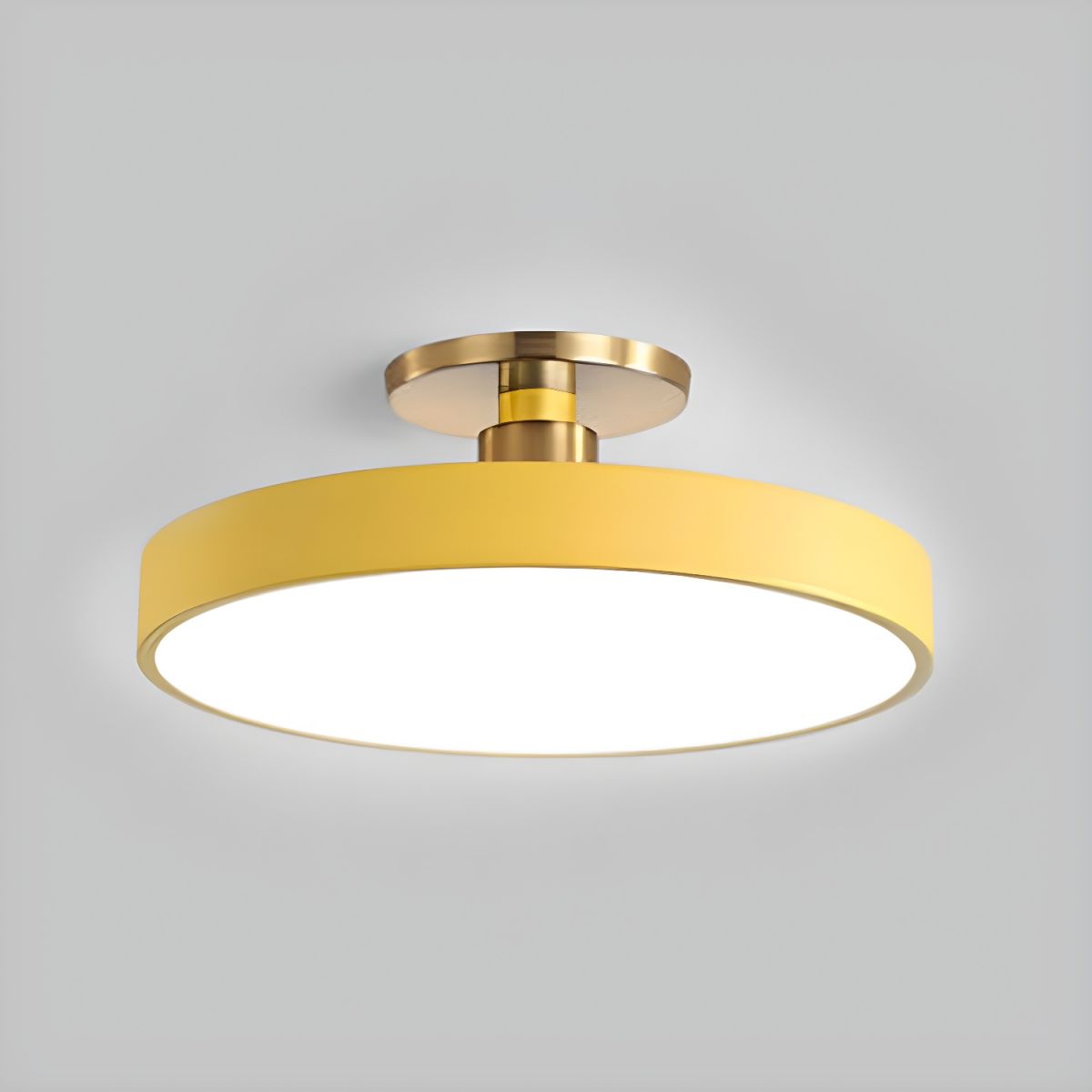 Plafondlamp LED Rond Semi-Flush Design met Dimfunctie