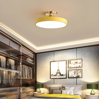 Plafondlamp LED Rond Semi-Flush Design met Dimfunctie