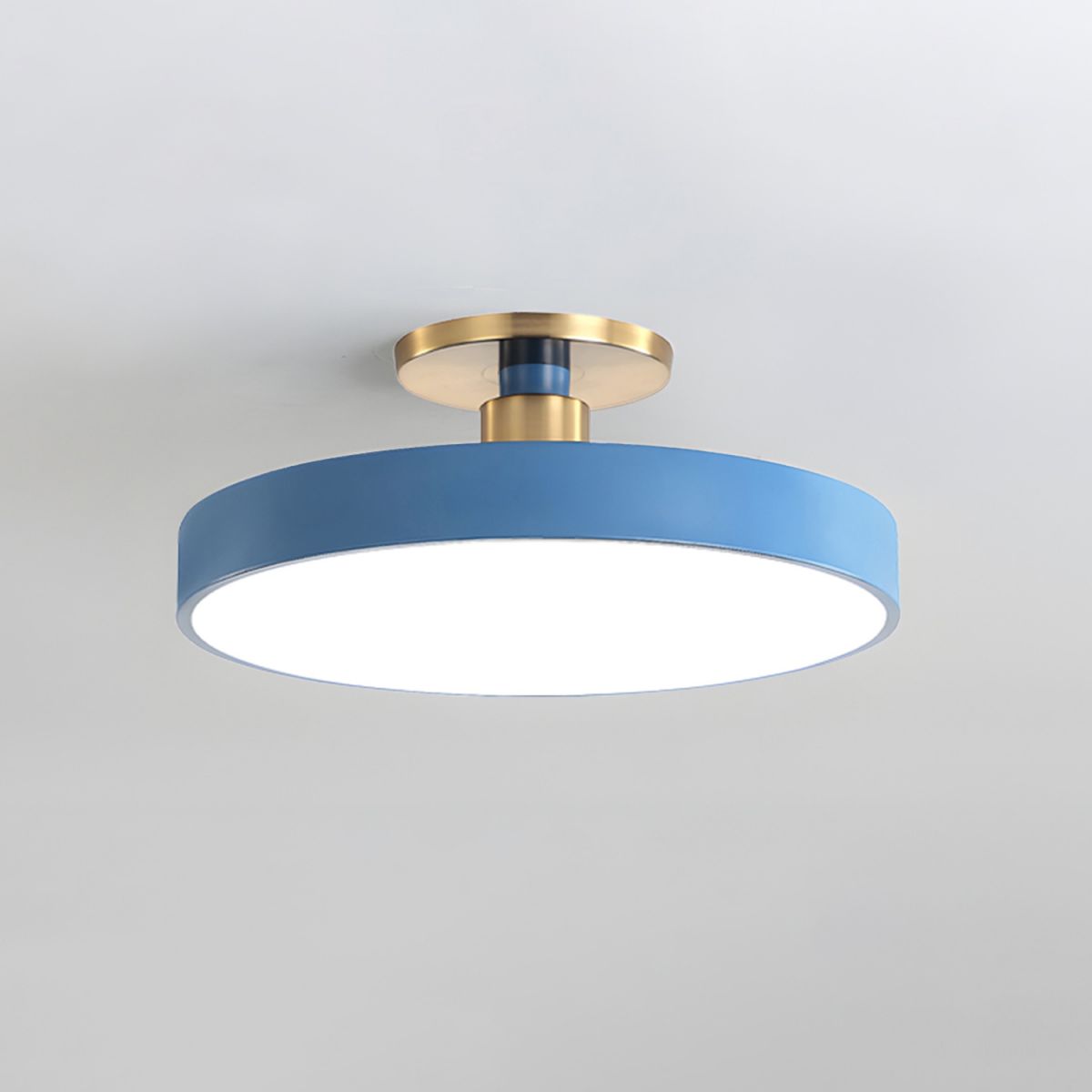 Plafondlamp LED Rond Semi-Flush Design met Dimfunctie