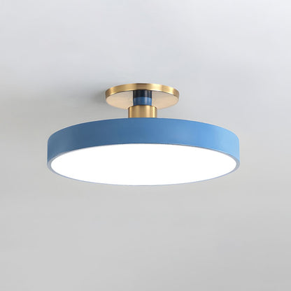 Plafondlamp LED Rond Semi-Flush Design met Dimfunctie