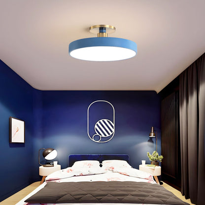 Plafondlamp LED Rond Semi-Flush Design met Dimfunctie