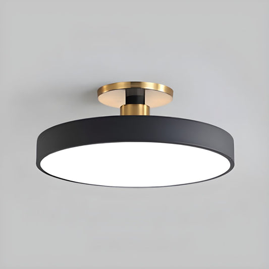 Plafondlamp LED Rond Semi-Flush Design met Dimfunctie