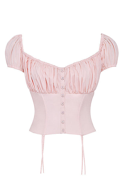 Isalie - Babyroze Crop Top