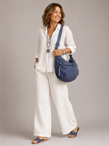 Dames Schoudertas Nylon Crossbody met Ritsvakken