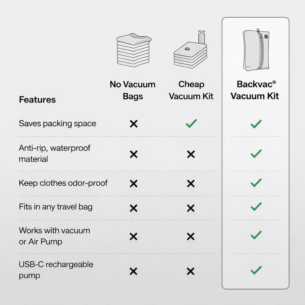 Backvac® Vacuum Kit - Backvac
