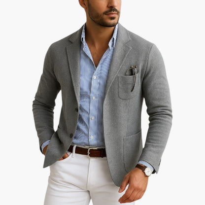 Heren Blazer Business Casual met Reverskraag