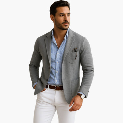 Heren Blazer Business Casual met Reverskraag