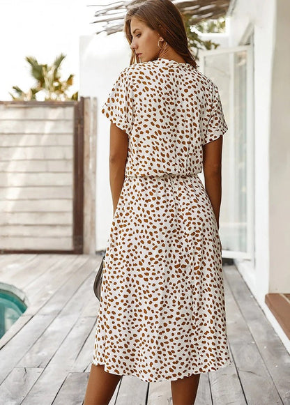 Florine - Midi Jurk met Elegante Pasvorm