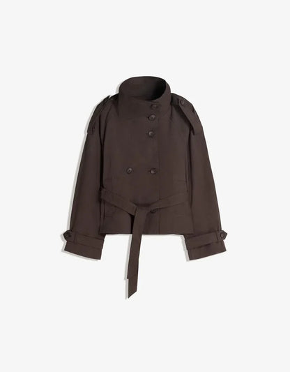 Damen Trenchcoat klassisch mit Gürtel 5