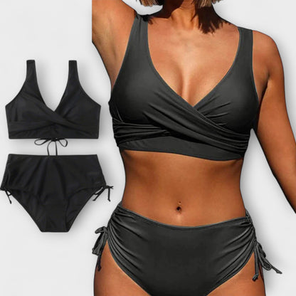 Dames High-Waisted Bikini – Tweedelig, Geschikt voor Zomer en Strandactiviteiten