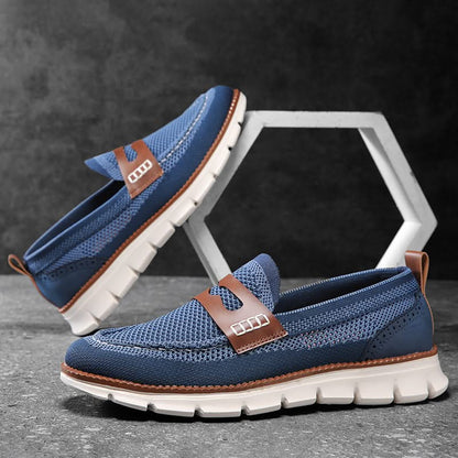 Heren Mesh Loafers met Gevoerde Zool