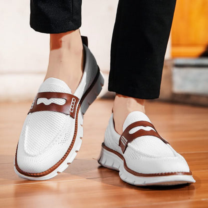 Heren Mesh Loafers met Gevoerde Zool