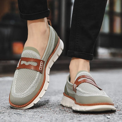 Heren Mesh Loafers met Gevoerde Zool