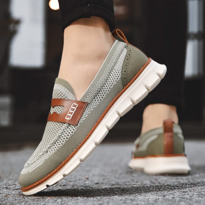 Heren Mesh Loafers met Gevoerde Zool