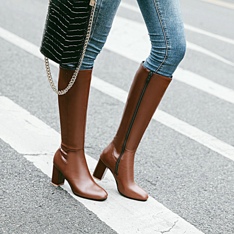 Mila - Luxe Ritslaarzen voor een Stijlvolle Statement Look