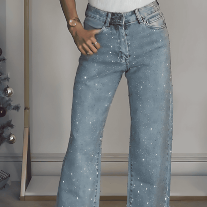 Dames Slim Fit Broek – Casual voor Dagelijks Gebruik, Met Rits en Knopen