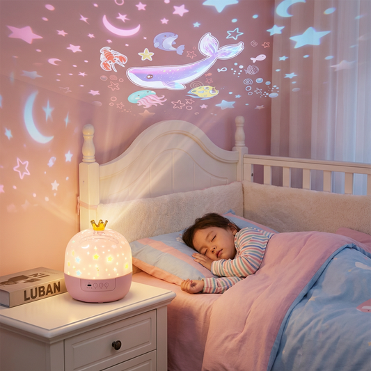 Kinder Nachtlampje met Sterrenprojector 2-in-1