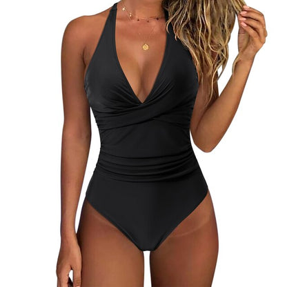 Luna - Trendy Badpak met Hoge Taille en Push-up