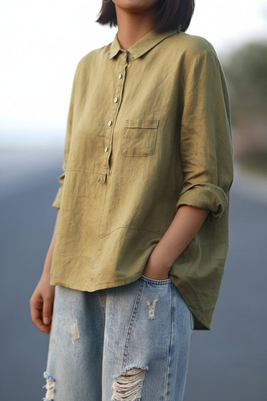 Dames Relaxed Fit Blouse – Casual voor Dagelijks Gebruik