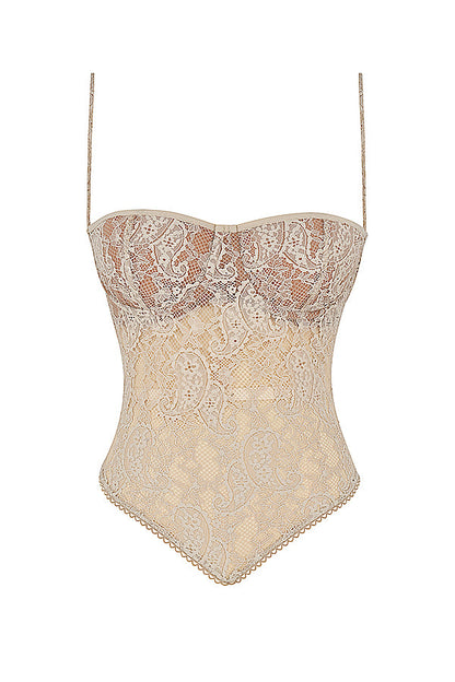 Helisette - Elegante Kanten Bustier-Top