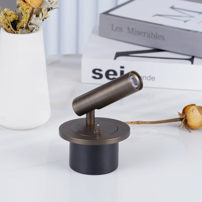 Wandlamp met Verstelbare Cilindrische Kop en Geïntegreerde LED