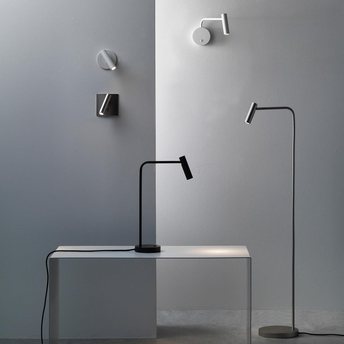 Wandlamp met Verstelbare Cilindrische Kop en Geïntegreerde LED