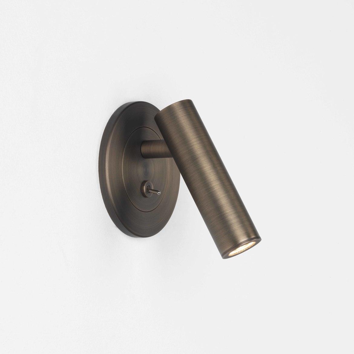 Wandlamp met Verstelbare Cilindrische Kop en Geïntegreerde LED
